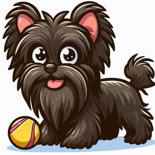 fun image of an affenpinscher